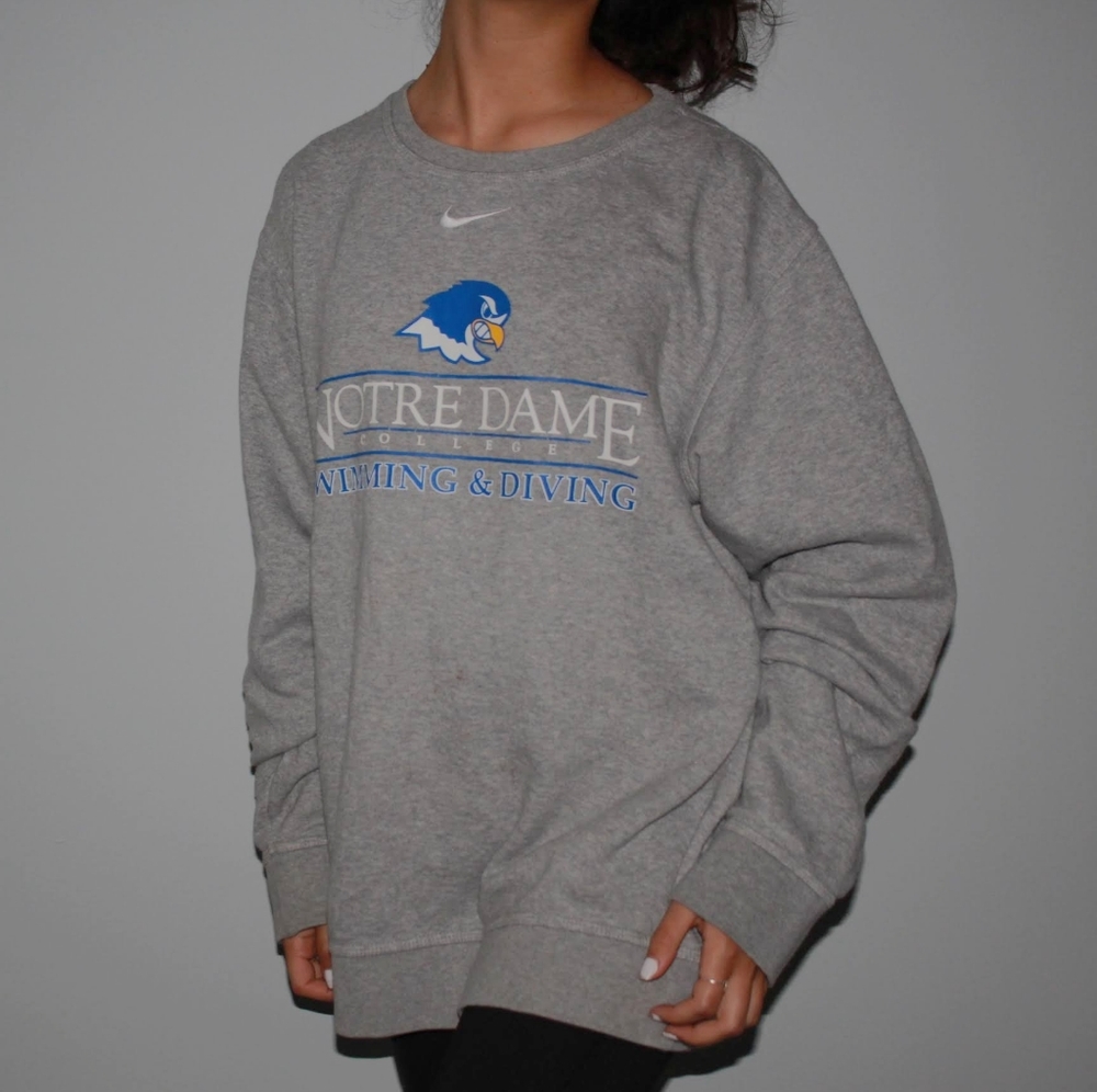 Notre dame swimming and diving crewneck